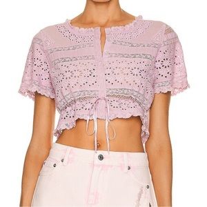 Loveshackfancy Farley crop top